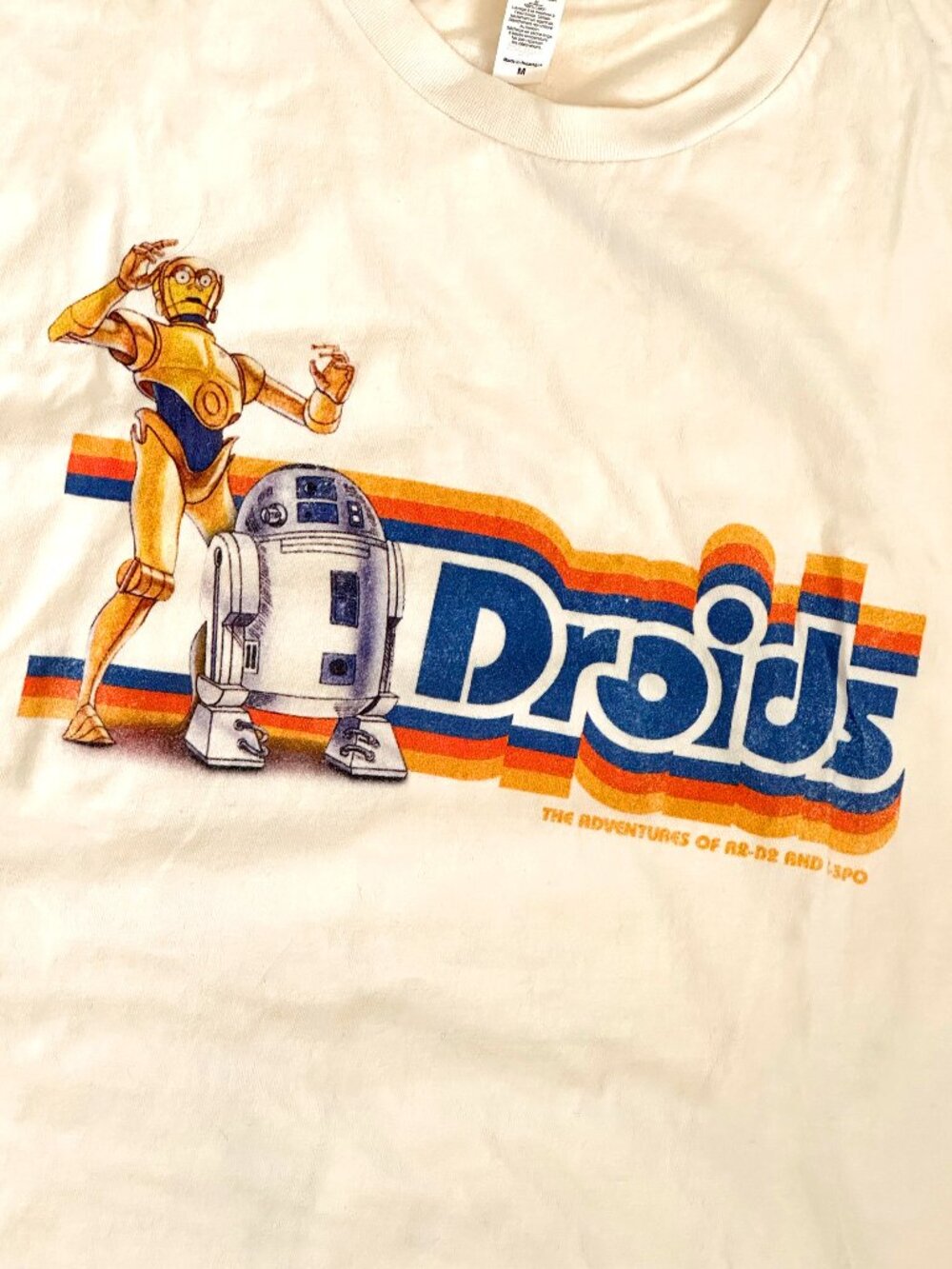 Star Wars C3PO and R2D2 Droids Retro T-shirt